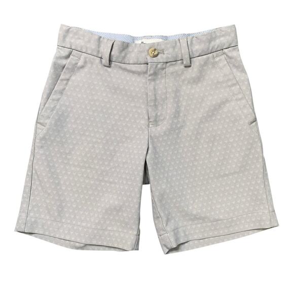 Peter Millar Shorts Boys Youth XS Extra Small Gray Skull Seeing Double Chino - Picture 1 of 13